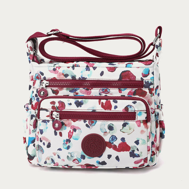 Nylon Crossbody Bag For Women Printing Multi Color Durable Bag