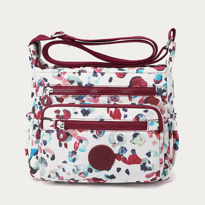 Nylon Crossbody Bag For Women Printing Multi Color Durable Bag
