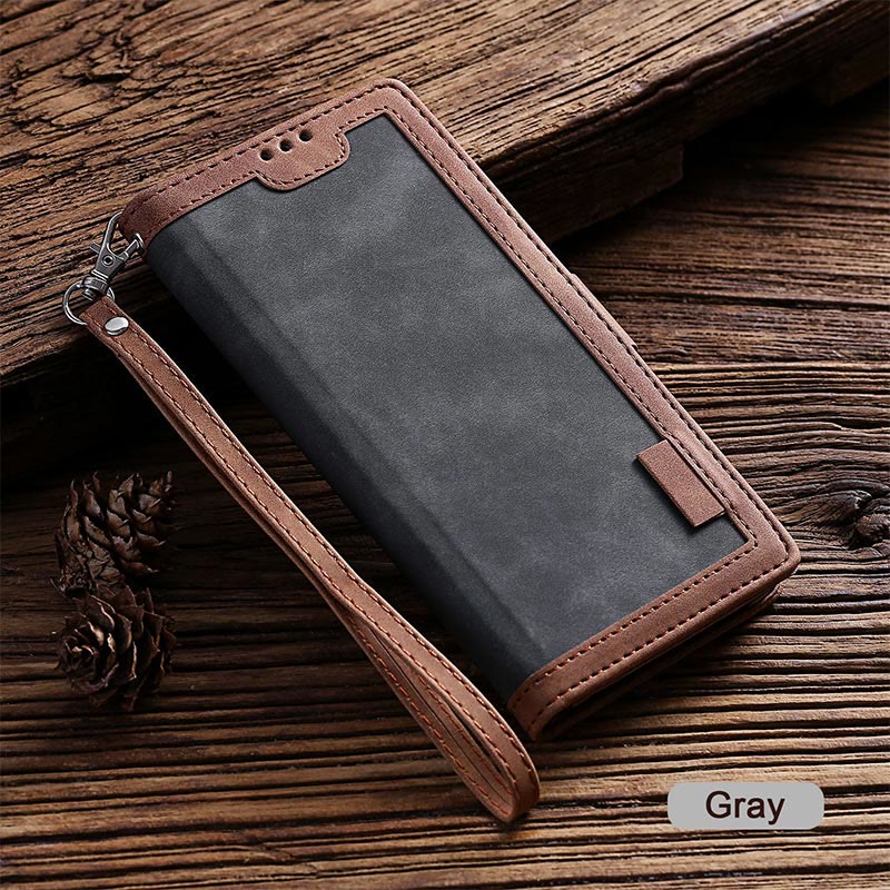 Vintage Color Stitching Phone Case For Samsung Protective Cover