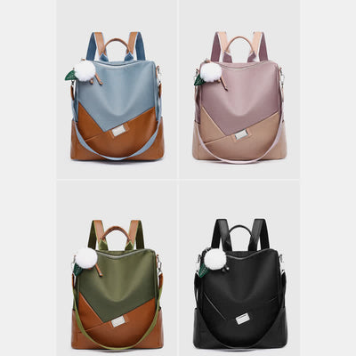 Small Backpack Purse for Women Waterproof Shoulder Bag Handbag Travel Rucksack