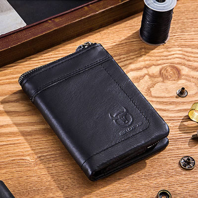 RFID Blocking Multi-slot Wallet With Coin Pocket