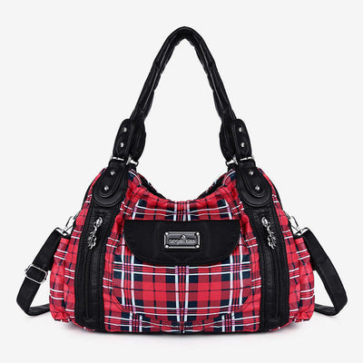 Leopard Pattern Handbag For Women Faux Leather Tote Satchel