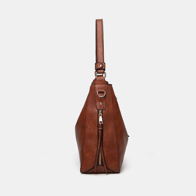 Solid Color Vintage Large Tote