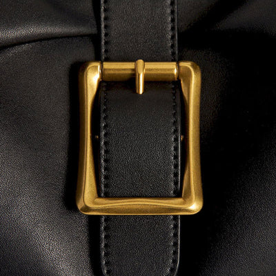 Retro Classic Underarm Bag For Women Genuine Leather Shoulder Purse