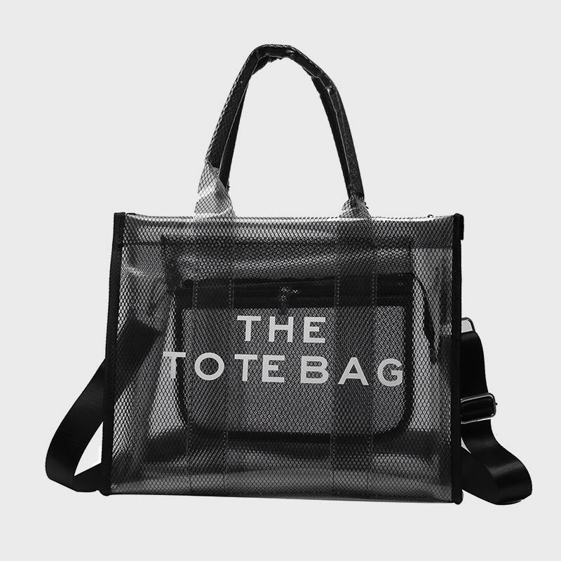 Tote Bag For Women Large Capacity Transparent PVC Crossbody Beach Bag