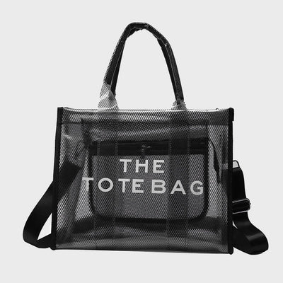Tote Bag For Women Large Capacity Transparent PVC Crossbody Beach Bag