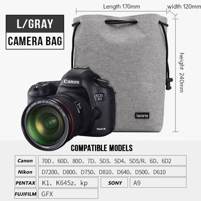 SLR Camera Bag For Travel Waterproof Portable Lens Protective Bag