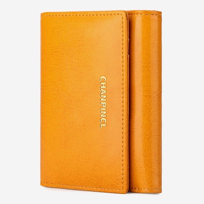 Wallet For Women Triple Folding Retro Short Shopping Money Clip