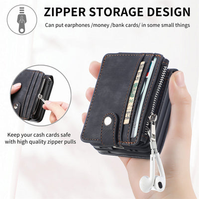 Phone Case For Z Flip 6 / Z Flip 5 2-In-1 Detachable Samll Wallet