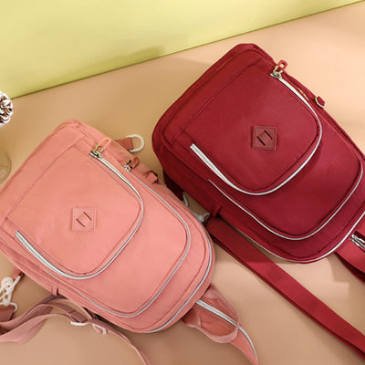 3 Way Use Functional Sling Bag Backpack for Women Lightweight Waterproof