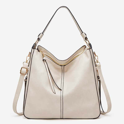 Solid Color Vintage Large Tote