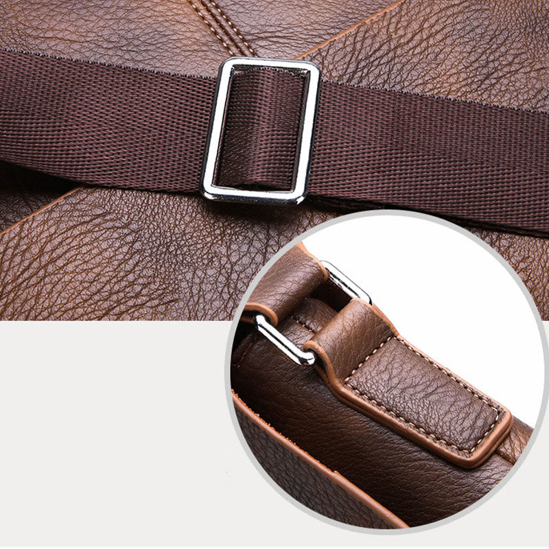 Messenger Bag For Men Business Gentlemen Style Crossbody Bag