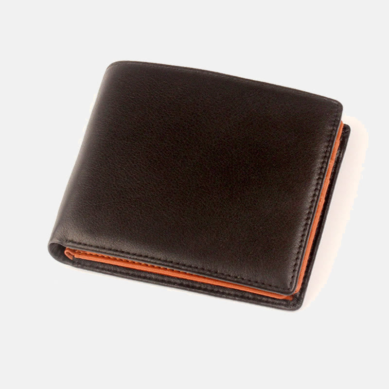 Wallet For Men RFID Genuine Leather Multiple Card Slot Purse