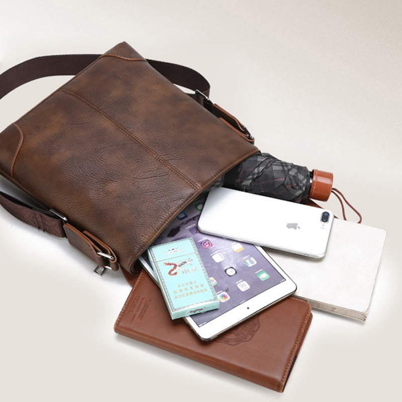 Messenger Bag For Men Business Gentlemen Style Crossbody Bag