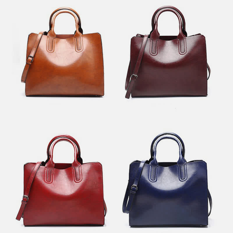 Business Tote Bag for Women Work Bag Casual Leather Handbag