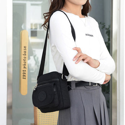 Lightweight Thin Crossbody Bag For Women Minimalist Oxford Purse
