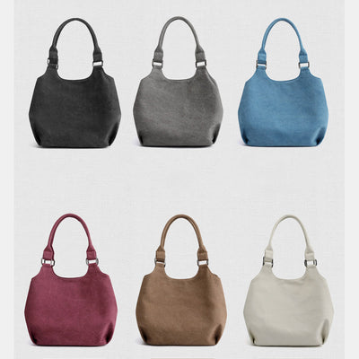 Triple Compartment Canvas Tote Lightweight Functional Hobo Handbag Purse