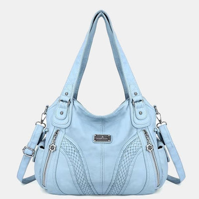 Women's Solid Color Hobo Bag