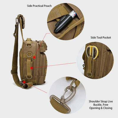 3-way Use Multifunctional Camouflage Sling Bag