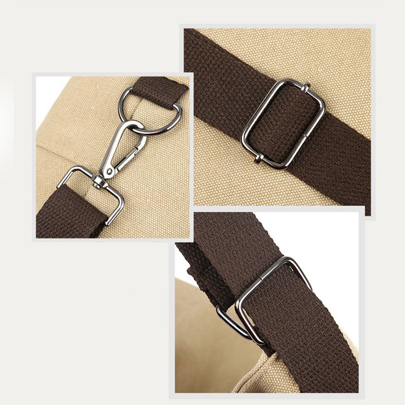 Women's Tote Canvas Backpack for Color Block Shoulder Hobo Bag Rucksack