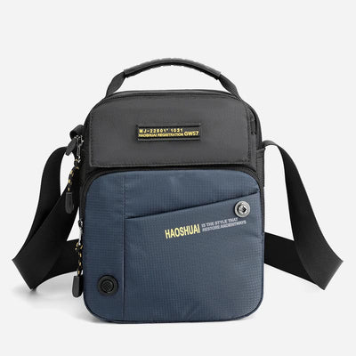 Crossbody Bag For Men Casual Daily Commute Waterproof Nylon Bag