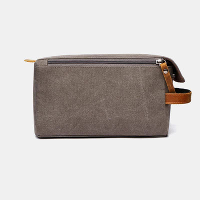 Retro Canvas Storage Makeup Pouch Travel Toiletry Bag for Women Men