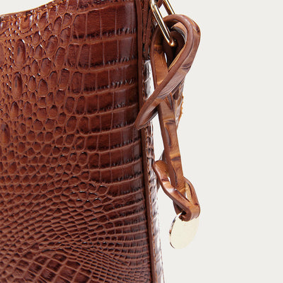 Crossbody Bag For Women Retro Crocodile Pattern Leather Dating Bag