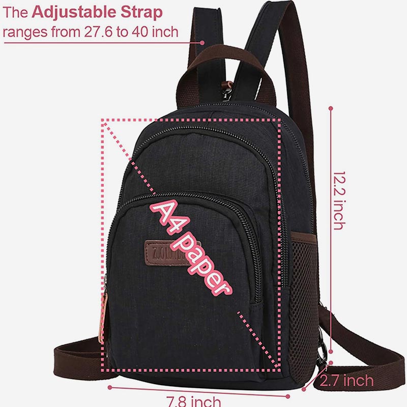 Multi-Carry Large Capacity Waterproof Anti-theft Sling Bag Backpack