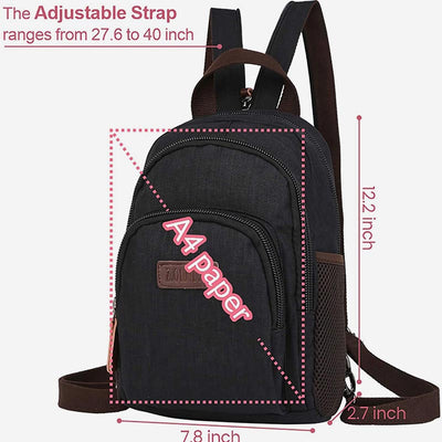 Multi-Carry Large Capacity Waterproof Anti-theft Sling Bag Backpack
