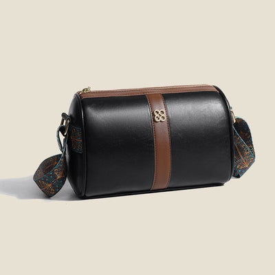 Crossbody Bag For Women Soft Wax Leather Vintage Casual Shoulder Bag