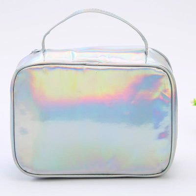 Lunch Bag For Children Glitter Heart Pattern Insulated Bag