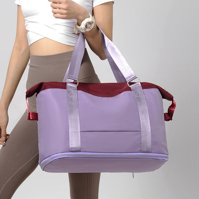 Duffel Bag for Women Large Storage Luggage Bag with Dry Wet Depart Pocket