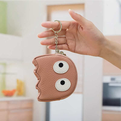Cute Coin Purse for Women Girls Genuine Leather Change Pouch Wallet