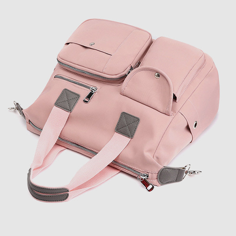 Waterproof Lightweight Multi-Pocket Large Capacity Casual Tote Crossbody Bag