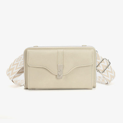 Crossbody Phone Bag Detachable Wide Strap Wallet For Women