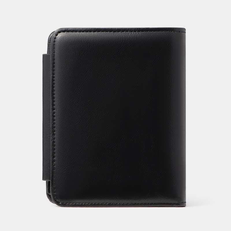 Large Capacity Leather Wallet Credit Card Holder RFID Blocking Money Organizer
