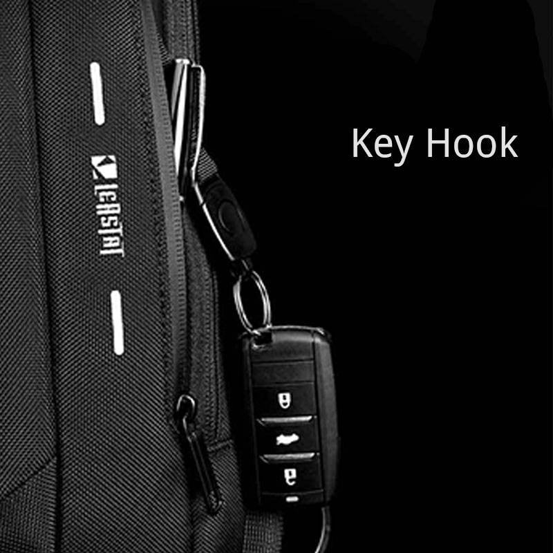 Anti-theft Waterproof Chest Bag Sling Bag With USB Charging Port