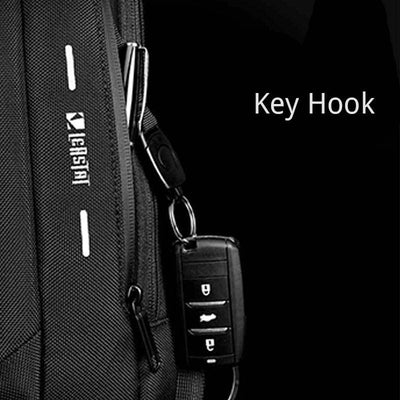 Anti-theft Waterproof Chest Bag Sling Bag With USB Charging Port