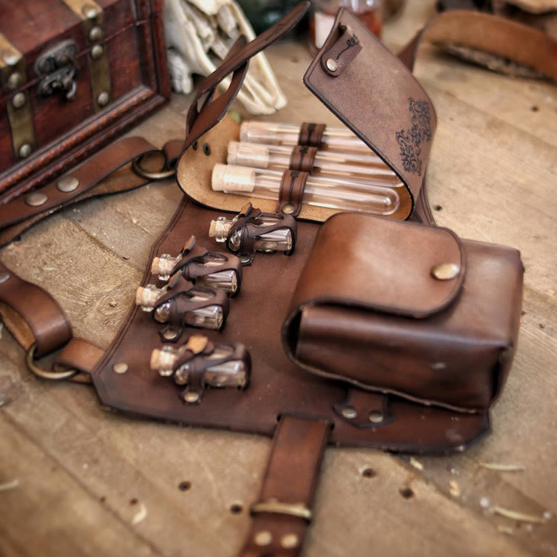 Waist Bag For Women Outdoor Camping Costume Leather Hip Bag