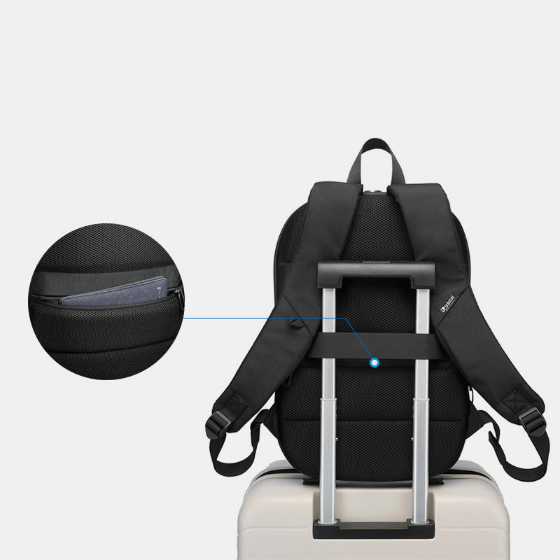 Lighiweight Expandable Laptop Backpack Anti Thefi Business Travel Notebook Bag