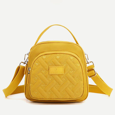 Functional Women Purse Lightweight Nylon Roomy Crossbody Shoulder Bag Mini Backpack