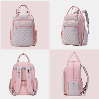 Portable Mommy Bag For Women Outdoor Waterproof Multifunctional Oxford Backpack