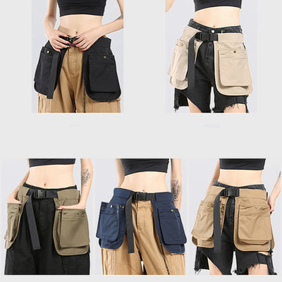 Retro Waist Bag for Women Men Functional Tool Waist Bag Apron