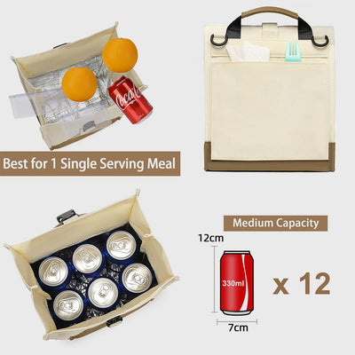 Cooler Bag For Women Outing Insulated Oxford Crossbody Lunch Bag