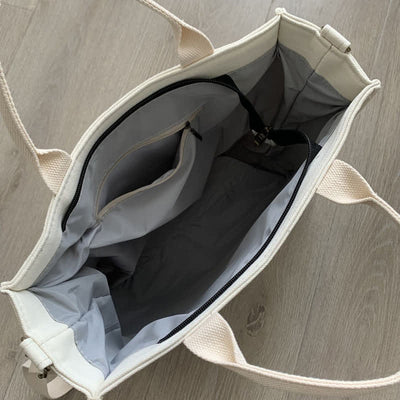 Laptop Tote Handbag Canvas Shoulder Bag Briefcase for Travel Office School