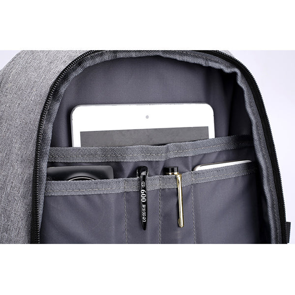 Anti-theft Travel Business Backpack with Lock and USB Charging Port