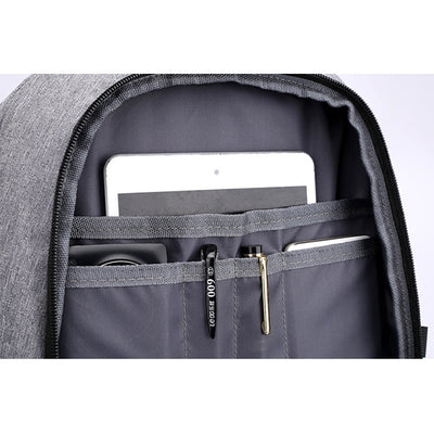 Anti-theft Travel Business Backpack with Lock and USB Charging Port