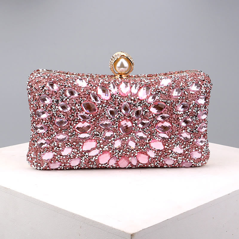 Diamond Encrusted Dinner Bag For Party Fashion Banquet Evening Bag