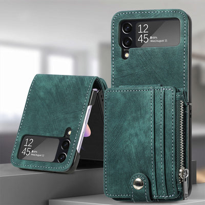 Phone Case For Z Flip 6 / Z Flip 5 2-In-1 Detachable Samll Wallet