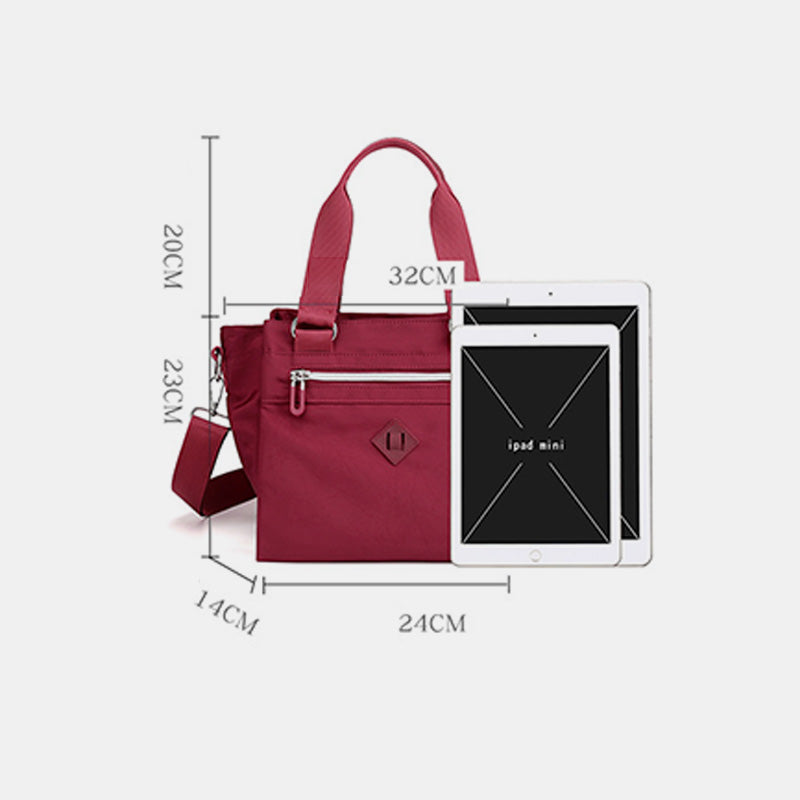 Large Capacity Multi-Pocket Waterproof Casual Crossbody Bag
